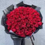 99 stems red roses bouquet